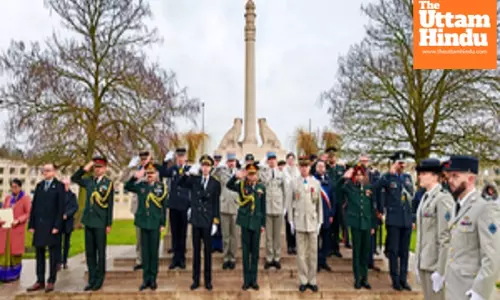 Army Chief Gen Upendra Dwivedi pays tribute at Indian War Memorial in France
