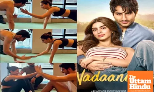 ‘Nadaaniyan’ co-stars Ibrahim Ali Khan and Khushi Kapoor turn into workout buddies