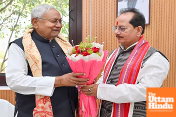 Bihar Chief Minister Nitish Kumar receives wishes on his birthday Bihar Chief Minister Nitish Kumar receives wishes on his birthday