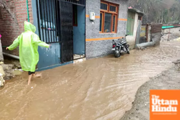 Torrential rains causes severe damage in Kullu