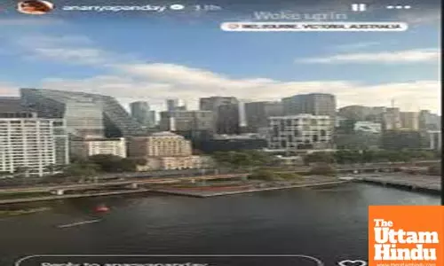 Ananya Panday wakes up in Melbourne, shares stunning city view