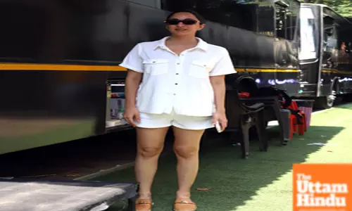 Actress Kiara Advani arrives at Filmalaya Studio