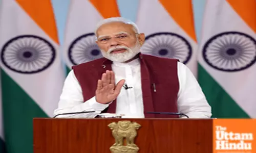 Prime Minister Narendra Modi addresses a post-budget webinar
