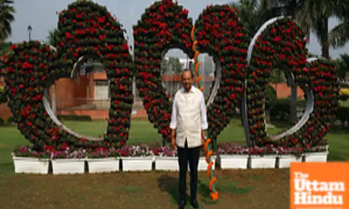 Delhi Lieutenant Governor Vinai Kumar Saxena inaugurates the NDMC Flower Festival-2025