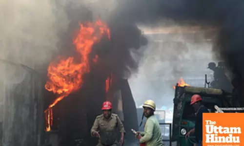 A fire broke out at a chemical factory