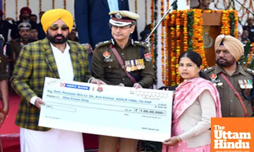 Punjab CM Bhagwant Mann attends the Passing Out Parade Ceremony