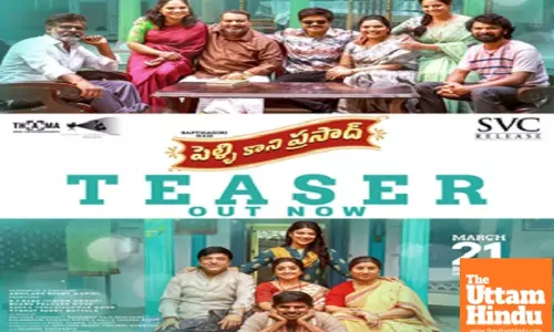 Prabhas releases teaser of Telugu comedy drama ‘Pelli Kani Prasad’