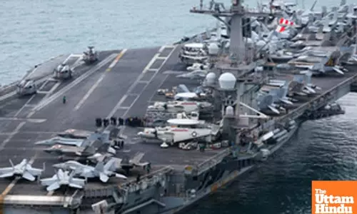 North Korea warns of renewing records in strategic deterrence over US aircraft carriers entry to South