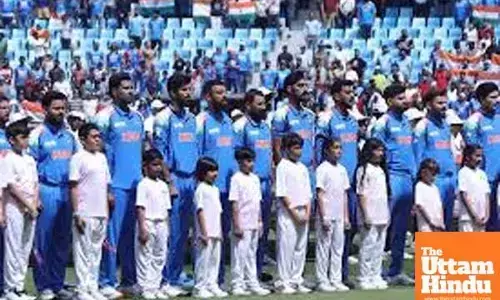 Champions Trophy: Indian team wears black armbands against Australia to honour Padmakar Shivalkar