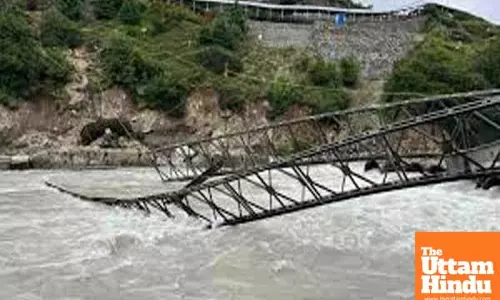 Hemkund Sahib Pilgrimage Disrupted: Landslide Causes Bridge Collapse on Alaknanda River