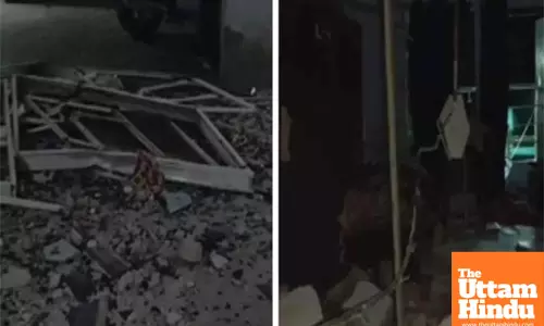 Blast in building rocks locality in Gwalior, two injured