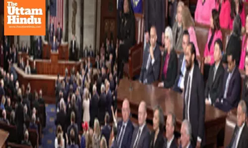 Democrats hold protests, walkout at Trumps speech; one is ousted