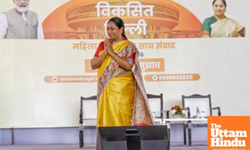 CM Rekha Gupta attends Viksit Delhi Budget