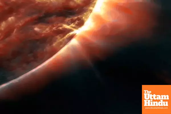 Large Eruption on the Sun: A Solar Storms Impact Large Eruption on the Sun: A Solar Storms Impact