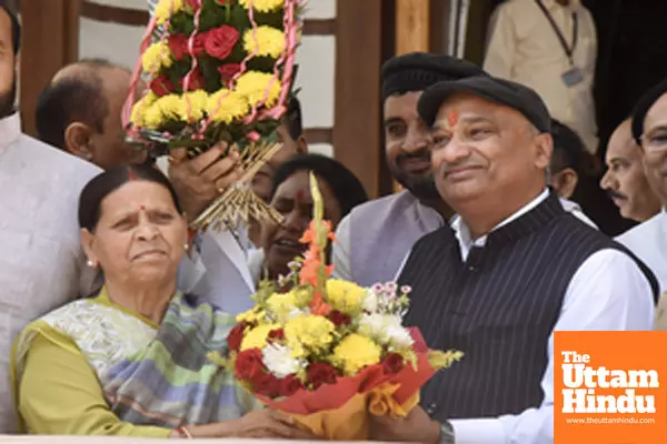 RJD leader Rabri Devi Welcomes Sunil Kumar Singh’s Reinstatement. RJD leader Rabri Devi Welcomes Sunil Kumar Singh’s Reinstatement.