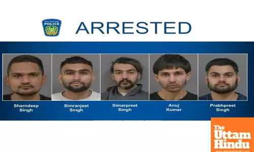 Canada: Five Punjabis arrested in liquor theft case, two still at large.