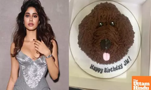 Heres what Janhvi Kapoor got as a bday present from co-star Rohit Saraf