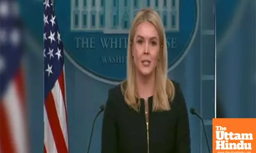 US Press Secy Leavitt says President Trump tough on China as US imposes tariff hikes