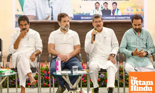 Congress leaders Attend GPCC Political Affairs Committee Meeting