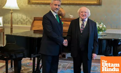 EAM Jaishankar calls on Ireland President Michael Higgins, discusses role of culture in strengthening nationhood