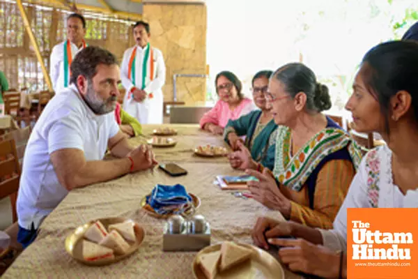 Rahul Gandhi Visits Kamala Cafe Rahul Gandhi Visits Kamala Cafe