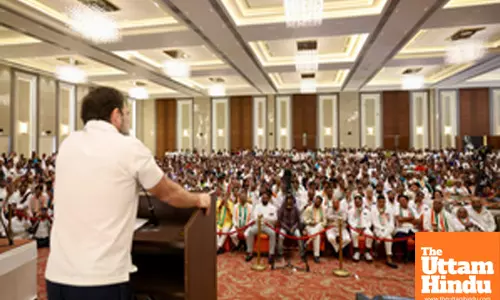 LoP Rahul Gandhi at Samvad With Party Workers program