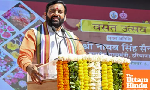 Haryana Chief Minister Nayab Singh Saini inaugurates the 37th Vasant Mahotsav