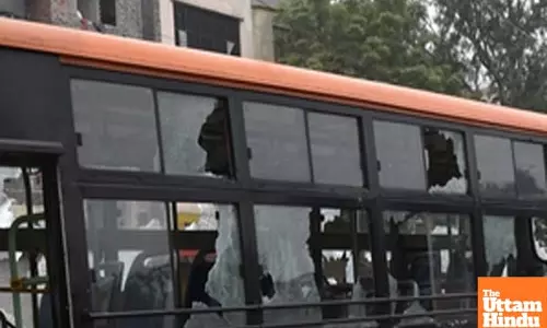 Three arrested in Rewa stone pelting case, bus operator still at large
