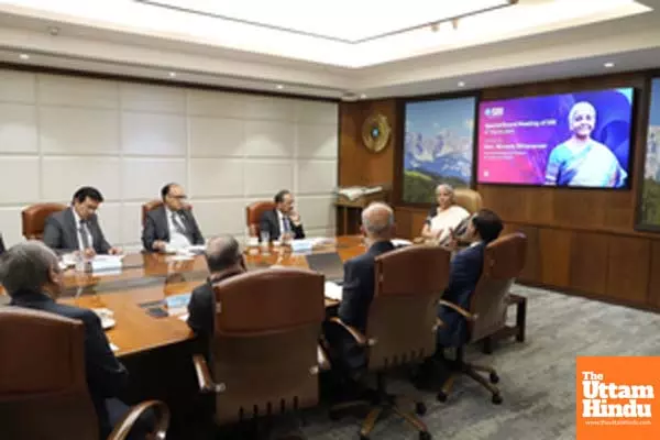 FM Nirmala Sitharaman highlights SBI role in empowering women FM Nirmala Sitharaman highlights SBI role in empowering women