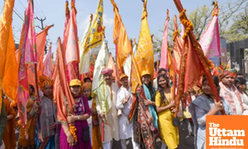 Holy Dhwaja Nishan Procession
