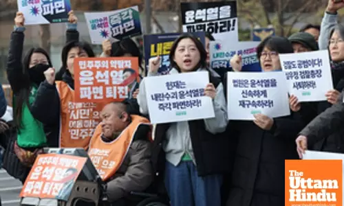 Day after South Korean impeached Prez Yoons release, massive rallies held in Seoul
