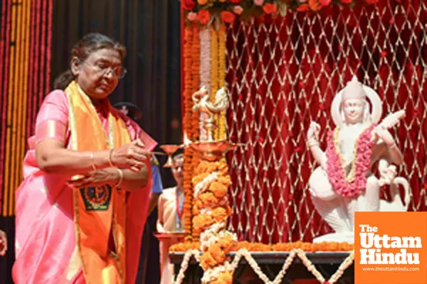 President Droupadi Murmu at convocation ceremony President Droupadi Murmu at convocation ceremony