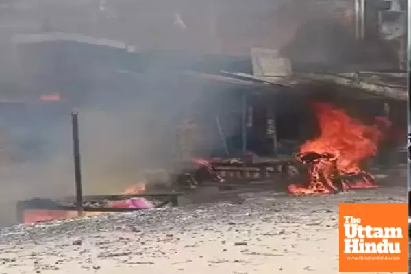 Explosive Tragedy! Fire in Jharkhand Market Kills Two Children, Three Others Explosive Tragedy! Fire in Jharkhand Market Kills Two Children, Three Others