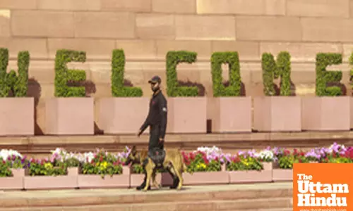 Security at the Parliament House as the Budget Session reconvenes