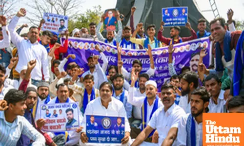 Lucknow: Bhim Army Protest