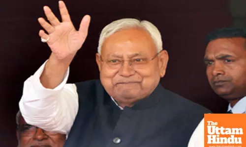 Nitish Kumar arrives for Budget session