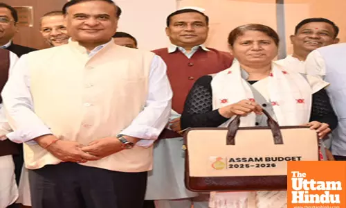 Himanta Biswa Sarma and Ajanta Neog Before Budget Presentation