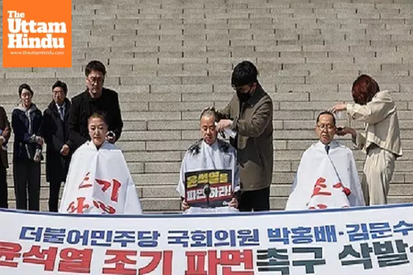 South Korean Opposition lawmakers launch hunger strike calling for Yoons removal from office South Korean Opposition lawmakers launch hunger strike calling for Yoons removal from office