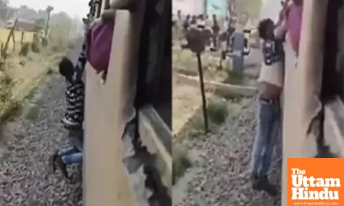 Reel Gone Wrong: Man Falls Off Moving Train While Filming Stunt—Miraculously Survives!