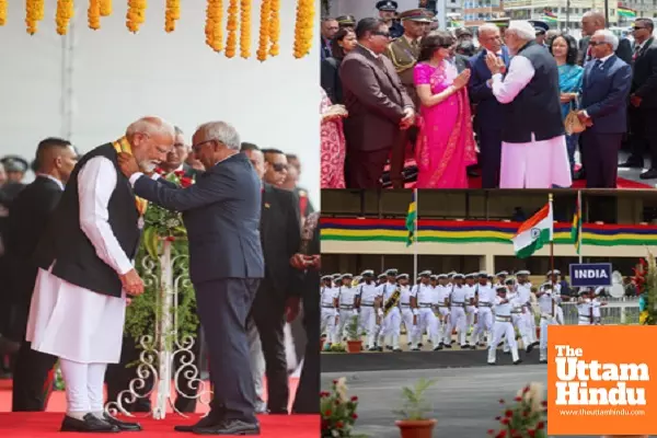 PM Modi attends National Day celebrations in Mauritius, hails deep-rooted ties between both countries PM Modi attends National Day celebrations in Mauritius, hails deep-rooted ties between both countries