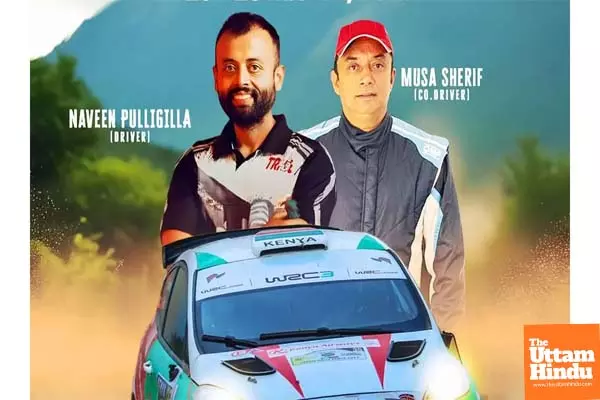 Naveen Pulligilla, Musa Sherif to make historic debut at WRC Safari Rally Kenya 2025 Naveen Pulligilla, Musa Sherif to make historic debut at WRC Safari Rally Kenya 2025