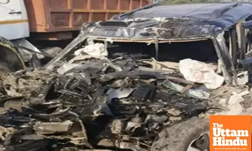 Tragic Road Accident: BJP Leader’s Son and Two Friends Die After Scorpio Collides with Stationary Truck