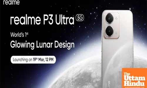 Glowing Innovation: realme P3 Ultra 5G - Slimmest quad curved display phone with world’s 1st glow-in-the-dark lunar design