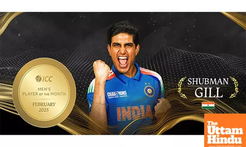 Gill named ICC Men’s Player of the Month for February