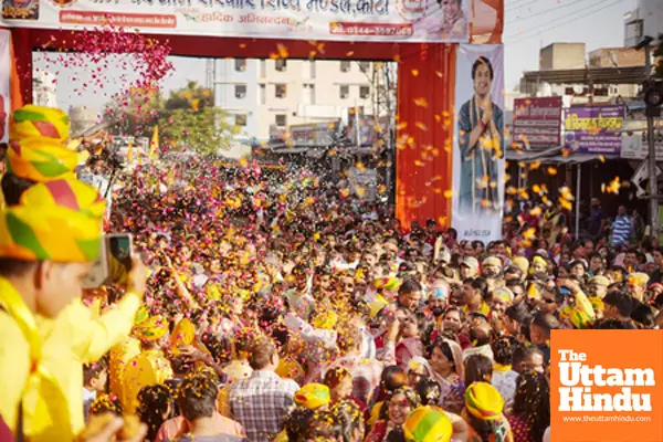 Lok Sabha Speaker Om Birla joins Brij Fagotsav and Virat Nagar Sankirtan Parikrama Lok Sabha Speaker Om Birla joins Brij Fagotsav and Virat Nagar Sankirtan Parikrama