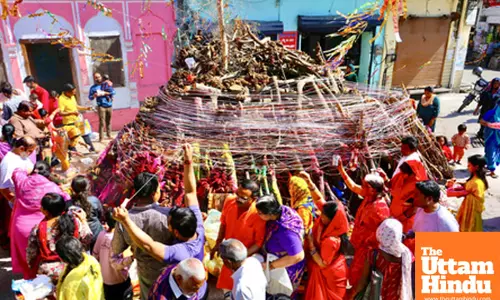 Rituals for ‘Holika Dahan’