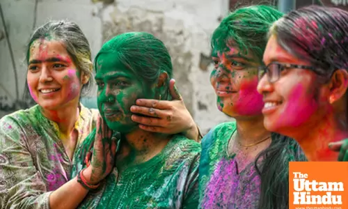 Title : Noida: GBN Police Celebrate Holi