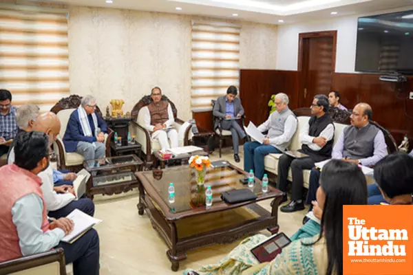 Union Minister Shivraj Singh Chouhan meets Microsoft founder Bill Gates