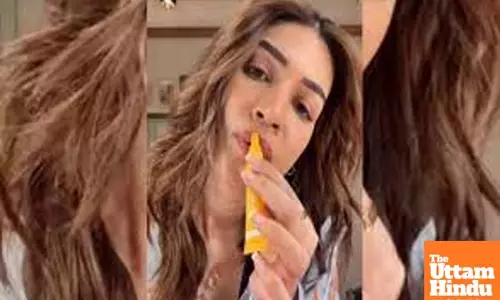 Kriti Sanon satisfies her mango craving with a quirky quick fix