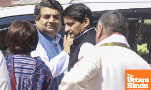 MPs At The Parliament House During the Budget Session